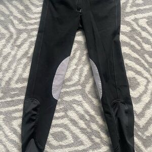 Piper‎ Black and Gray Leggings with Stirrups
